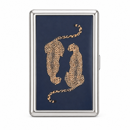 Leopard Lovers— Collectible Tin Cardholder