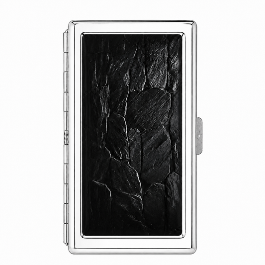 Obsidian Veil — Tin Cardholder Wallet