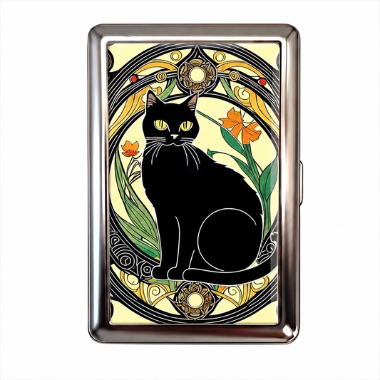 Nouveau Noir — Tin Cardholder Wallet