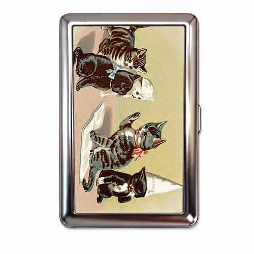 Parlor Kittens — Tin Cardholder Wallet