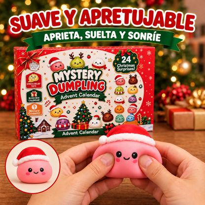 Adventní kalendář Mystery Dumpling – 24 překvapivých squishy hraček