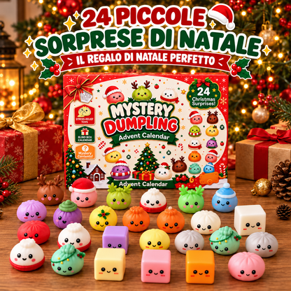 ミステリーダンプリング アドベントカレンダー – 24個のサプライズスクイーズ