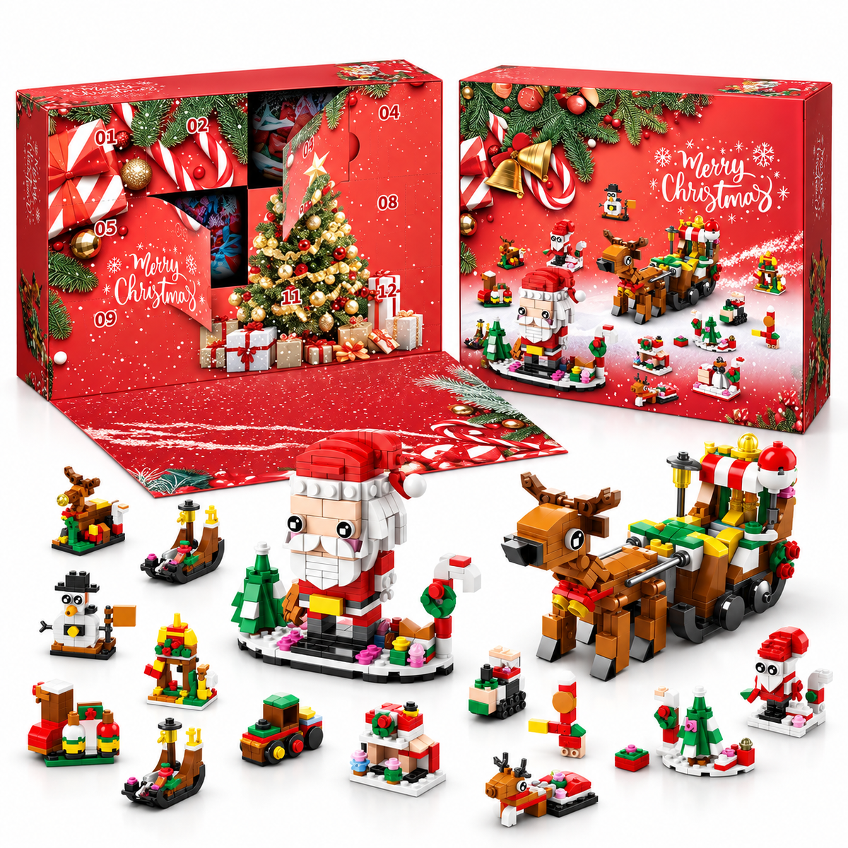 Kerstbouwstenen-adventskalender