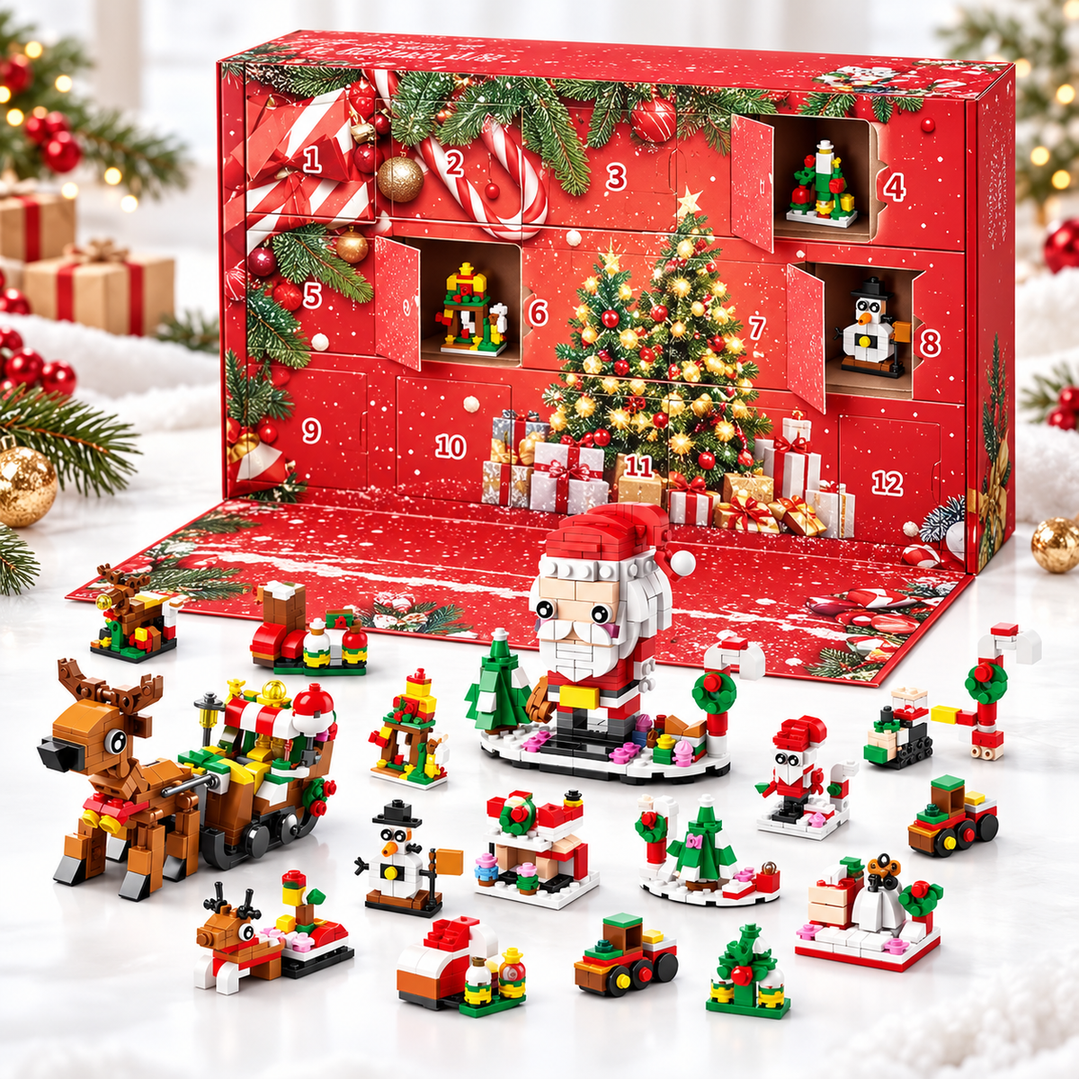 Kerstbouwstenen-adventskalender