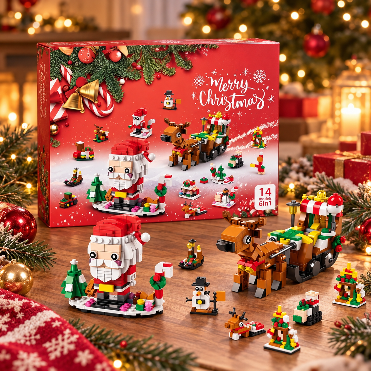 Kerstbouwstenen-adventskalender