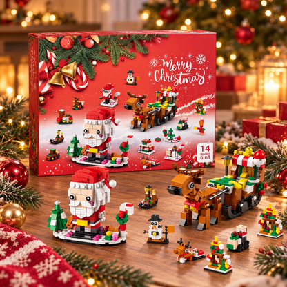 Kerstbouwstenen-adventskalender