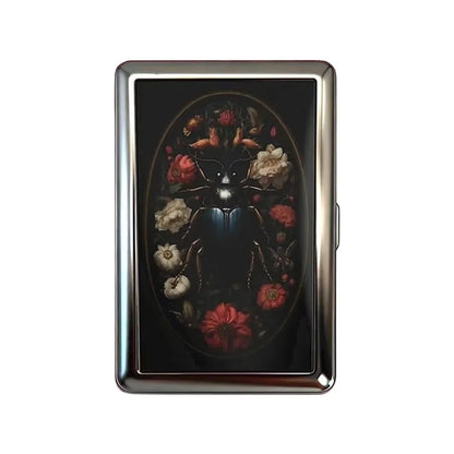 Vintage-Style Vintage Card Case Versatile Design Metal Material Metal Case Easy Snap Multi-function Card Holder