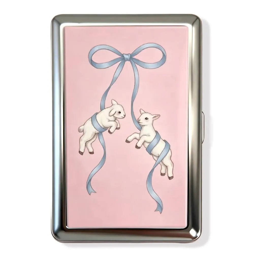 Vintage-Style Vintage Card Case Versatile Design Metal Material Metal Case Easy Snap Multi-function Card Holder