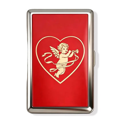 Vintage-Style Vintage Card Case Versatile Design Metal Material Metal Case Easy Snap Multi-function Card Holder