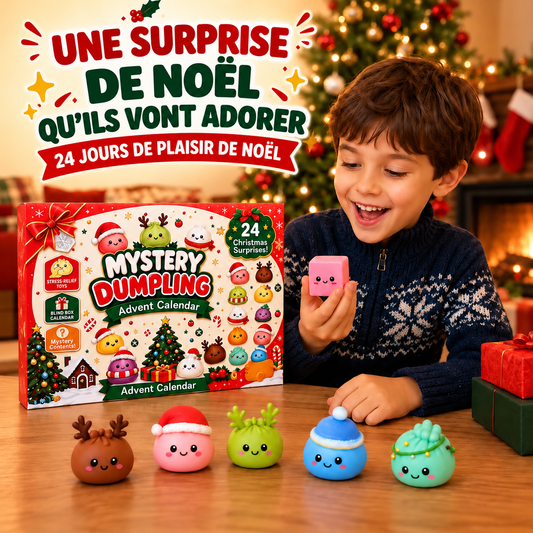 Mystery Dumpling Adventskalender – 24 overraskelses-squishies